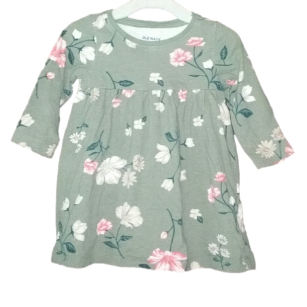 Old Navy Adorable Floral Baby Dress Sz 3-6 Mo